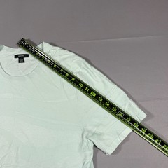 Alfani Tonal Wave Jacquard T-Shirt Mens Large Sage Green Short Sleeve Crew Neck