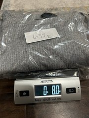 Claiborne Mens Gray Ribbed Short Sleeve Tee Size Large Casual Lightweight Knit