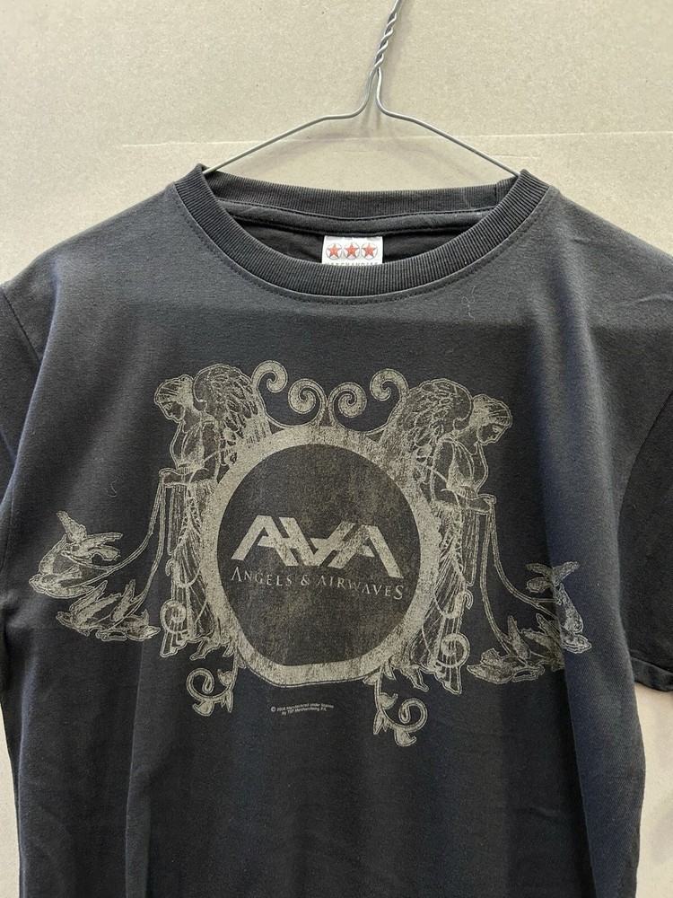 Angels And Airwaves Shirt Medium Fitted Band Tee Tom Delonge 2008 tour concert