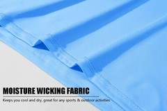 UPF50+ Men’s Short Sleeve T-Shirts Quick Drying Sport Hiking Skin Protection Tee