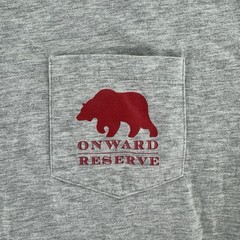 Onward Reserve UGA Georgia Bulldogs Sanford Stadium T Shirt XXL Long Sleeve Gray