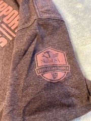 Carhartt Support The Trades Logo Loose Fit T-Shirt Heather Wine XXL