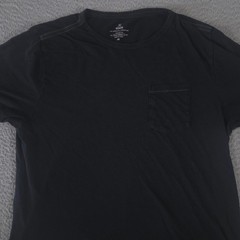Roark Shirt Mens Medium Black Premium Tee 100% Organic Cotton Chest Pocket Tee