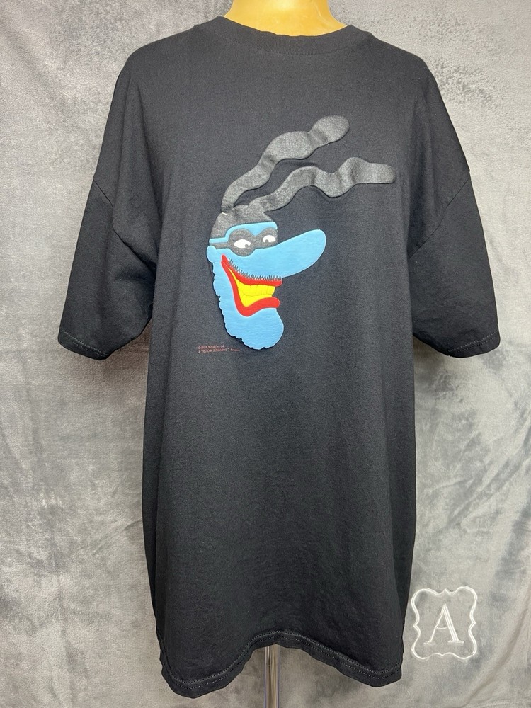 Vintage 1999 The Beatles Yellow Submarine Blue Meanie Graphic Shirt Size X-Large