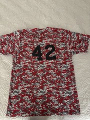 Virginia Beach Misfits Red And Gray Digital Camo Shirt #42