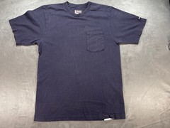 Medium Black Perfectly Faded Pocket Work Shirt Sleeve Hit Dickies