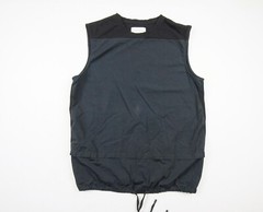 Public School New York Shirt Mens Large Blue Sleeveless Vest Drawstring Adult