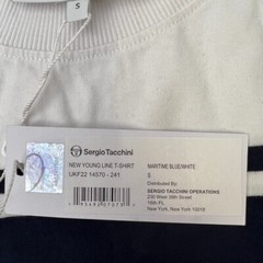 Sergio Tacchini Shirt Men Small Tennis New Young Line Work Party Gym Core Ne