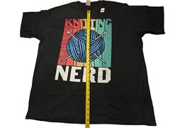 Men’s Knitting Nerd T Shirt Size 3XL NWOT