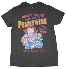 It Stephen King’s New Adult T-Shirt – Pennywise at the Derry County Fair
