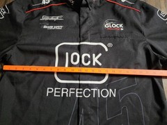Mens XL Team Glock Perfection .45 Snap Shooting Jersey Shirt AOP