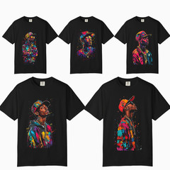 Neon Urban Hip Hop Streetwear Tee, Comfort Colors T Shirt, Unisex Streetwear Tee