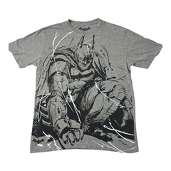 Batman Arkham Knight T Shirt Mens Size S Grey