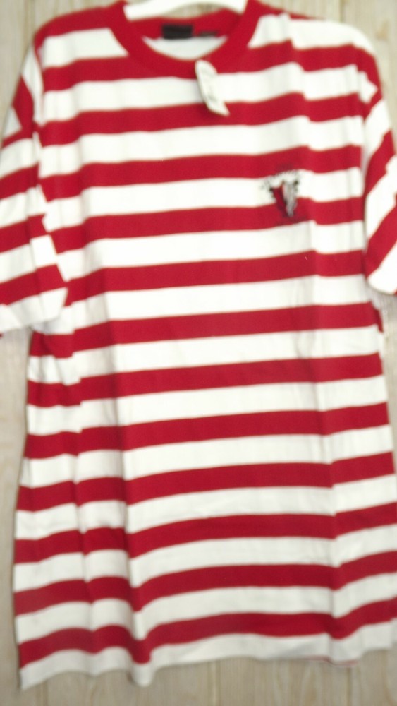 new The Venetian Las Vegas XXL Red Striped tshrt plus size