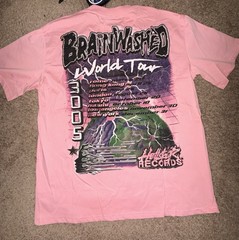 Hellstar Brainwashed 3005 World Tour Pink Graphic Logo Cotton Tee Men’s L