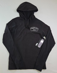 47 Brand Mens Dusted Jet Black Long Sleeve Hoodie Size S Philadelphia Eagles