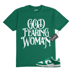 Dunk Malachite Green White Low T Shirt Match GFW