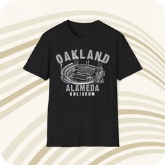 Oakland Alameda Coliseum 1966 Classic Cut Football T-Shirt – Oakland Raiders