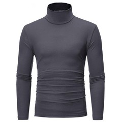 Men’s Long Sleeve Mock Neck Base Layer Shirts Winter Thermal Tops Undershirt