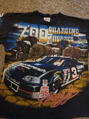 Vintage Dale Earnhardt T-Shirt 700 Charging Horses Chase 1997 AOP Unisex L Race