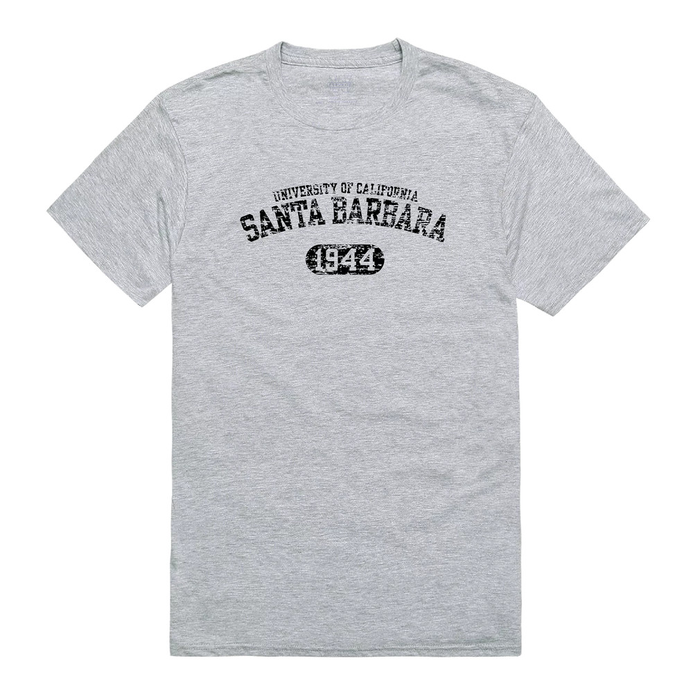 Uni Of California Santa Barbara Gauchos UCSB Distressed Arch College Tee T Shirt