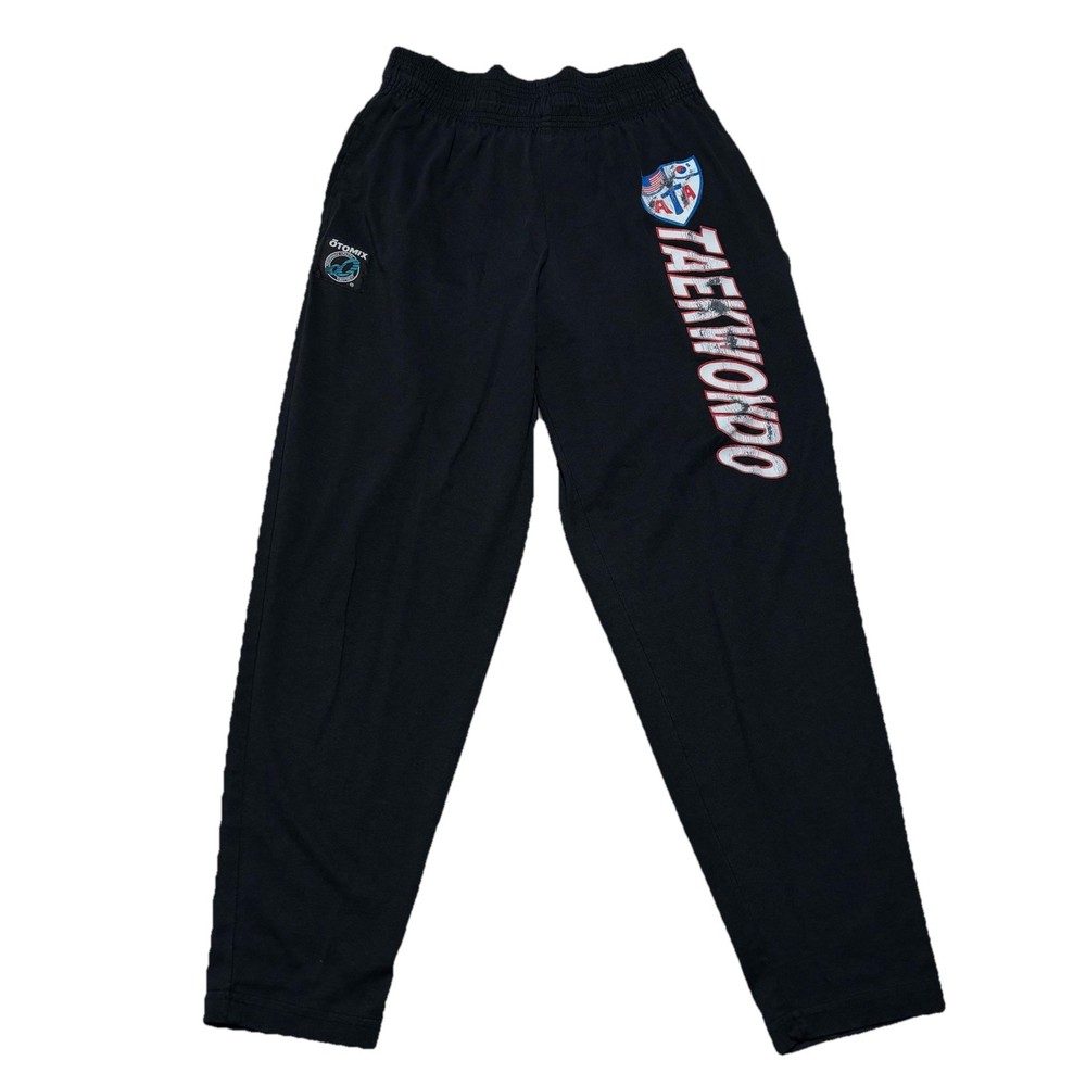 Vintage ATA Taekwondo Men’s Sweatpants Drawstring Black Size Large 30 x 29