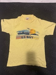 Vintage 1979 US Navy Single Stitch Cotton Tee Hanes Beefy T Size M
