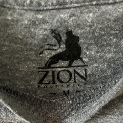 Bob Marley One Love T-Shirt Size Medium Grey Zion Label