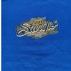 Sturgis 2017 77th Annual Black Hills Rally Blue T-Shirt Unisex Motorcycle