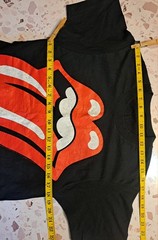 Vtg 1989 Rolling Stones Concert T Shirt M Steel Wheels Black Single Stitch EUC
