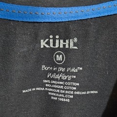 KUHL Mens Black Wildfibre Organic Cotton Graphic T-Shirt Off Road Truck Shirt