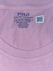 Polo Ralph Lauren T Shirt Custom Slim Fit Short Sleeve Pink Men’s Size XL