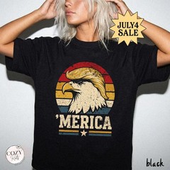 Funny Trump Eagle Shirt, Patriotic T-Shirt, 4th of July Shirt