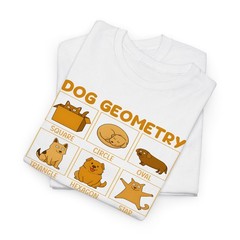 Dog Geometry Math Teacher STEM Humor School Gift Women Men Shirt