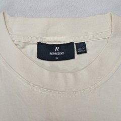 Represent Luggage Tag R Tee Permanent Vacation Travel Priority T-Shirt Men’s XL