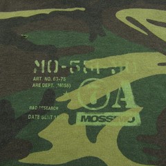 Vintage Mossimo Shirt Mens Small Green Camo Casual Short Sleeve Cotton