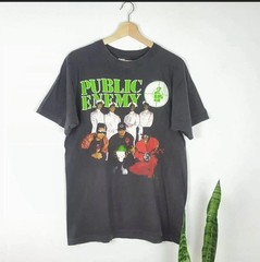 Public Enemy Black T-Shirt Cotton Full Size Unisex S-5XL