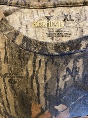 RedHead Men’s Camouflage “Break-Up” by Mossy Oak T-Shirt XL Regular Short Sleeve