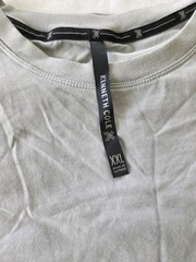 Kenneth Cole Men’s Gray Solid Crew Neck Short Sleeve T-Shirt, Size XXL