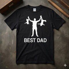NEW ! World’s Greatest Dad Black Bold Father’s Day Family Gift graphic t-shirt