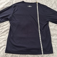 Arbor Wear Shirt Men M Navy Blue Outdoors Workwear Base Layer Hiking Stretch
