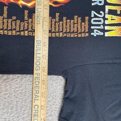 Jason Aldean Burn It Down Tour Shirt Mens Medium Black 2014 Country Music Fire