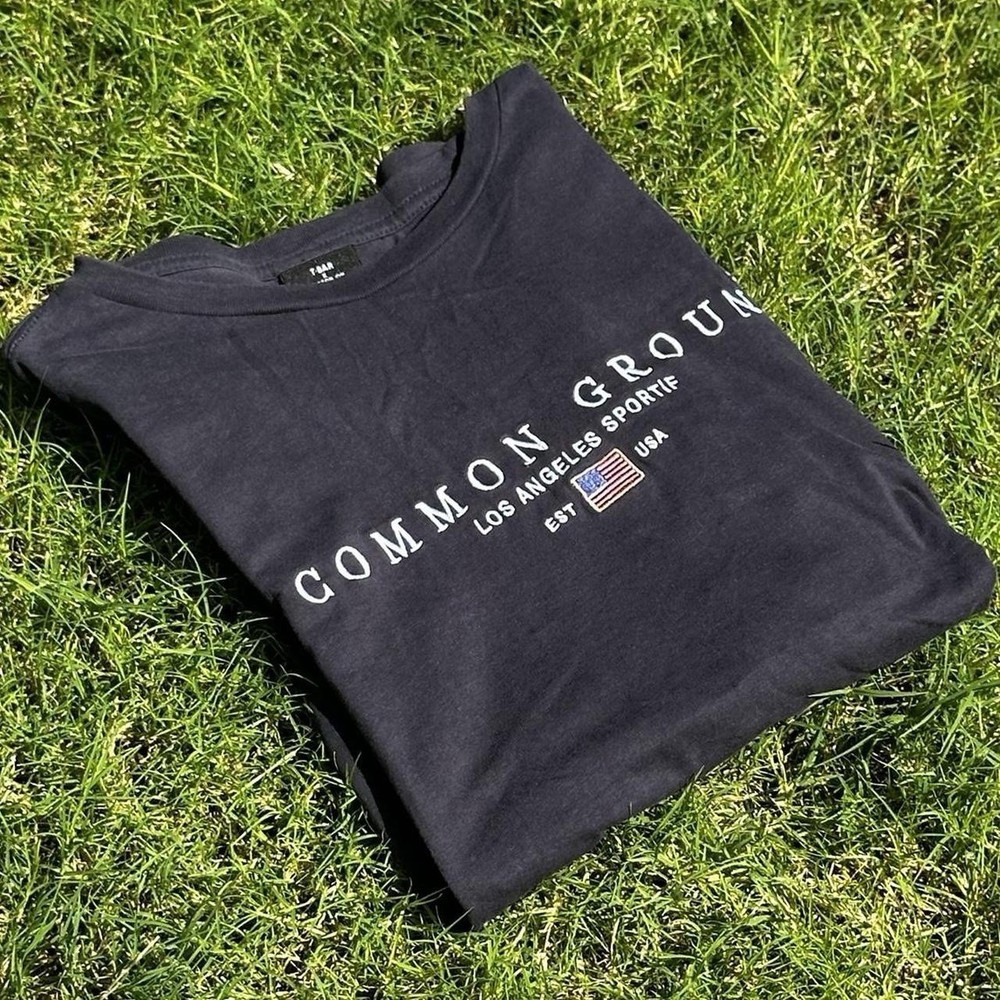 Cotton On T-Bar Classic Common Ground USA Embroidered