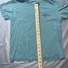 PHINS Apparel Youth Medium Comfort Colors Chalky Mint Green Fishing Fish