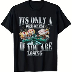Funny Sarcastic Humor Graphic Tee Mens Cotton Vintage T-Shirt Gift