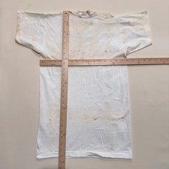 Vintage Russell Athletic Blanks Adult S White T-Shirts Lot of 4 NOS – Stained