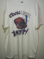 Vintage Coors Light T-Shirt XL Delta Tag TEAR IT UP! 1997 GUC SEE DESCRIPTION