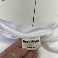 Cotton On White Heavy Weight Volume Archive T Shirt Mens Size Medium