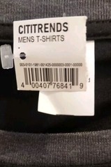 Citi Trends Mens Retro Kicks Jordans T Shirt Tee Black W/ Red Sleeves Size…
