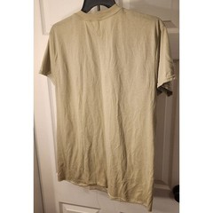 3 Pack Men Large Tan 499 OCP Military Undershirt T-Shirt Campbellsville & DSCP
